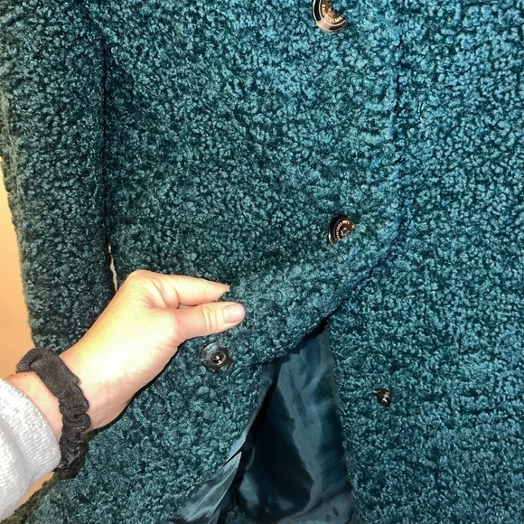 SAM EDELMAN GREEN COAT XS - Picture 7 of 16